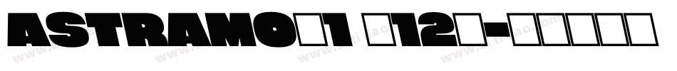 ASTRAMO_1 (12)字体转换